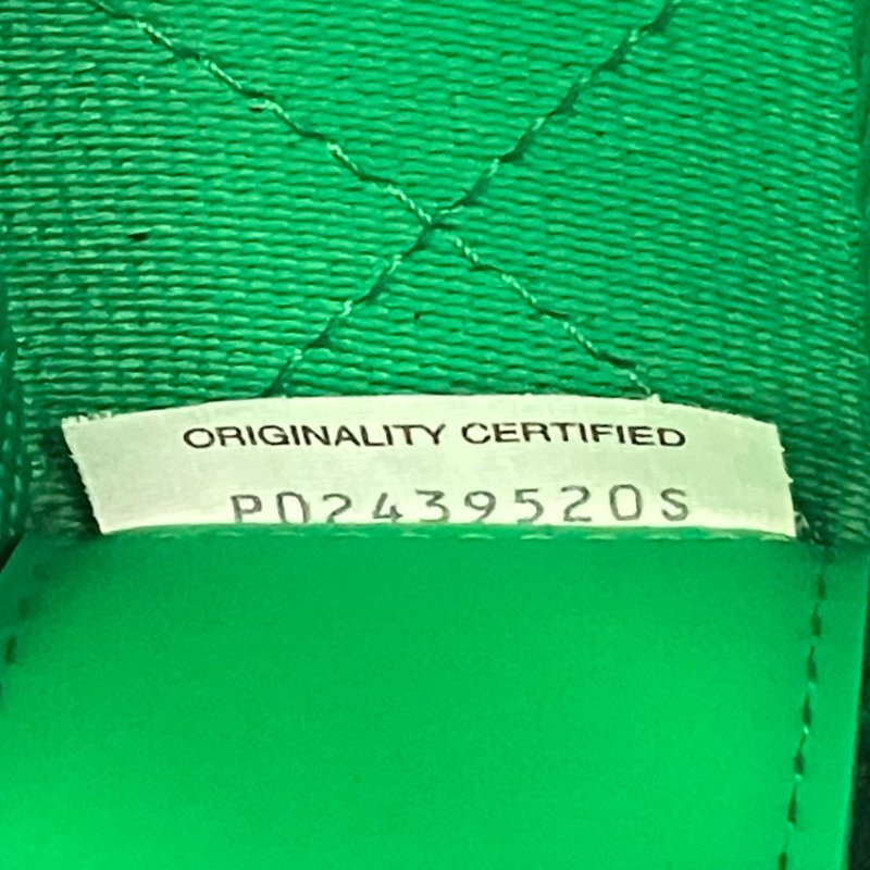 ☆Bottega Veneta寶緹嘉 Cassette Black Green Canvas Shoulder Bag 黑色綠色帆布肩背袋 - 257019039-17