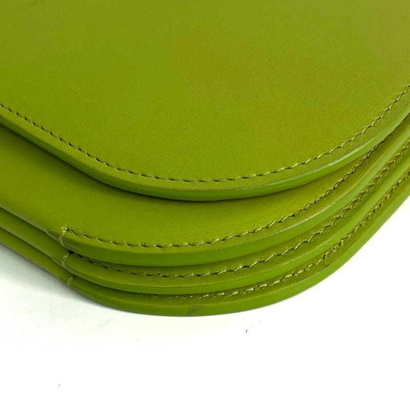 ☆ Loewe 羅意威 Green Lambskin Goya Chain Shoulder Bag 綠色小羊皮鏈條肩揹袋 - 257019151-9