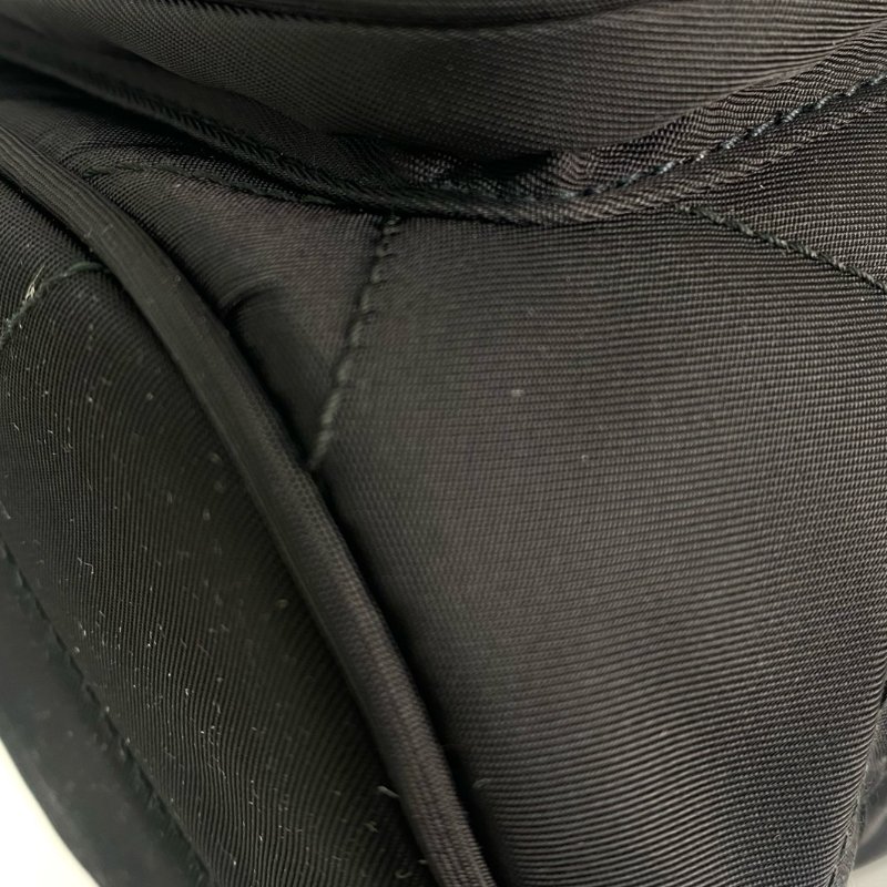 △ Prada 普拉達 Black Re-Nylon Chain Bucket Bag 1BH038 黑色再生尼龍鎖鏈水桶袋 - 257020919-6