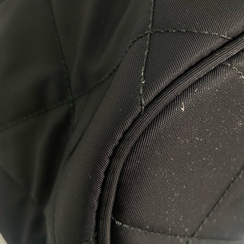 △ Prada 普拉達 Black Re-Nylon Chain Bucket Bag 1BH038 黑色再生尼龍鎖鏈水桶袋 - 257020919-7