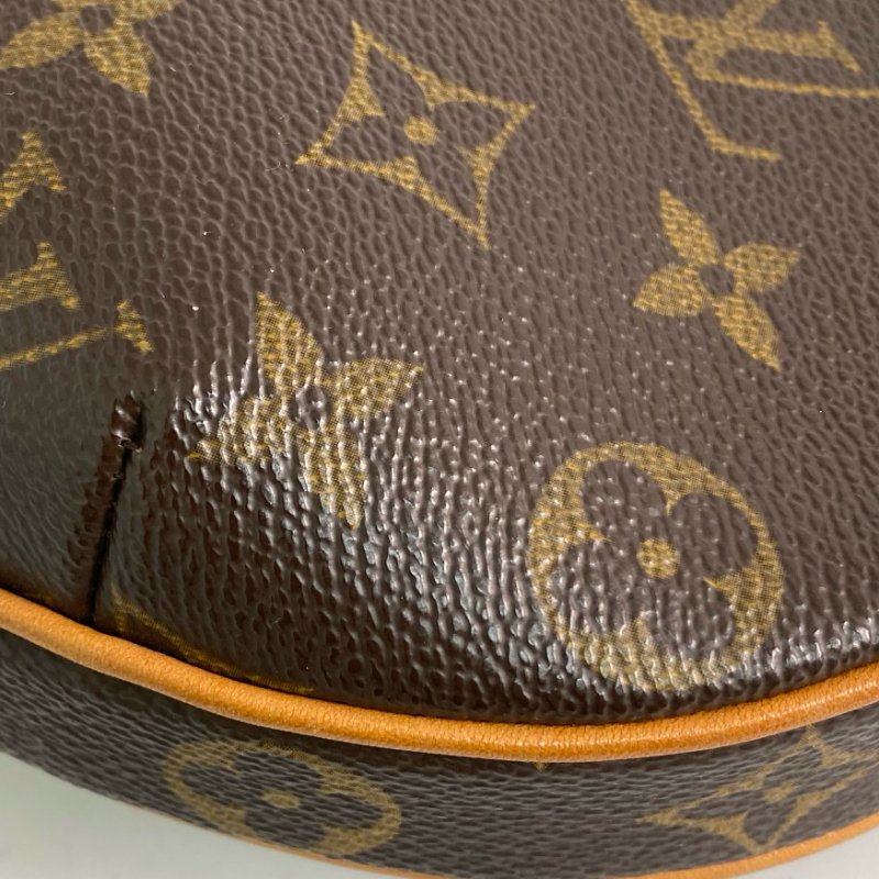 △ Louis Vuitton 路易威登 Pochette Croissant Brown Coated Canvas Monogram Shoulder Bag M51510 啡色塗層帆布經典花紋肩背袋 M51510 -257018677-11