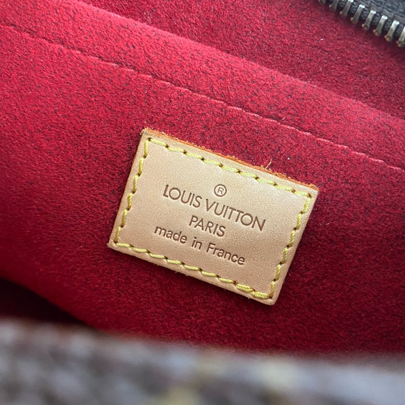 △ Louis Vuitton 路易威登 Pochette Croissant Brown Coated Canvas Monogram Shoulder Bag M51510 啡色塗層帆布經典花紋肩背袋 M51510 -257018677-16