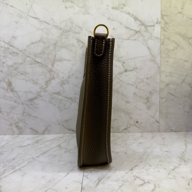 HERMES象灰金釦MINI EVELYNE/U-3