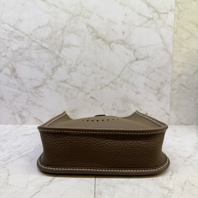 HERMES象灰金釦MINI EVELYNE/U-4