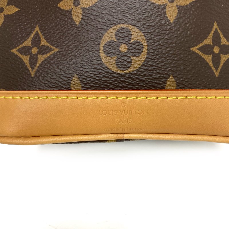 △ Louis Vuitton 路易威登 Nano Noé Brown Coated Canvas Monogram 2Way Bag M81266 啡色塗層帆布經典花紋兩用袋 M81266 -257019491-13