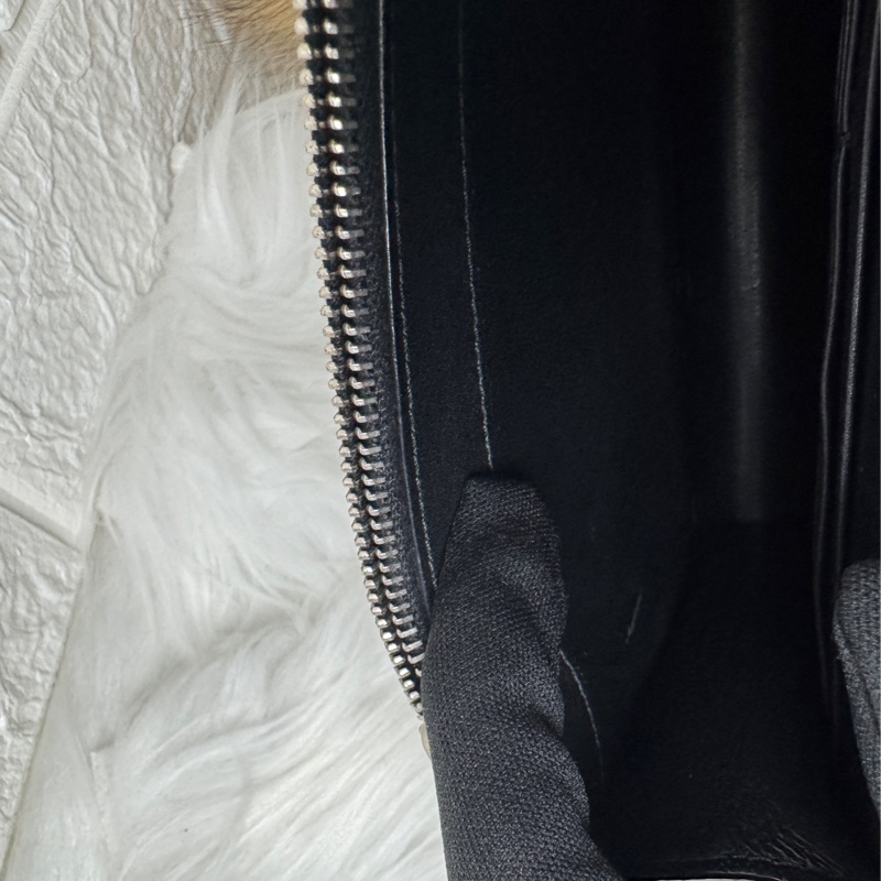 YSL黑蜥蜴皮紋銀釦兩 用包-26