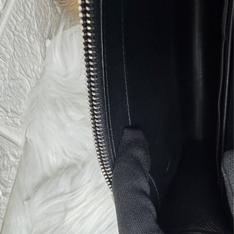 YSL黑蜥蜴皮紋銀釦兩 用包-34