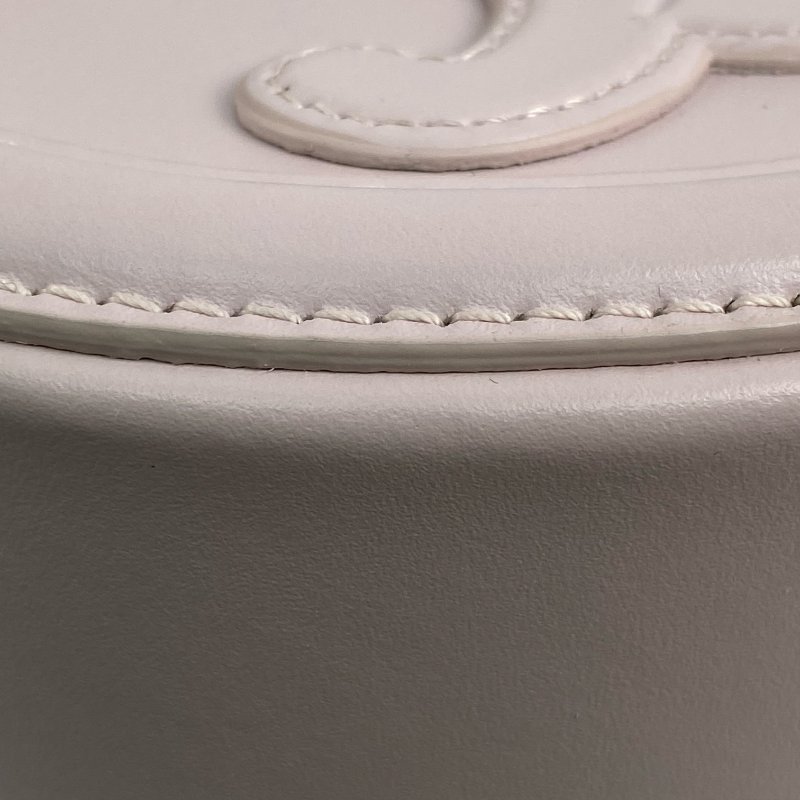 ☆ Celine 思琳 Light Purple Calfskin Triomphe Oval Shoulder Bag 淺紫色小牛皮橢圓形肩揹袋 - 257019832-6