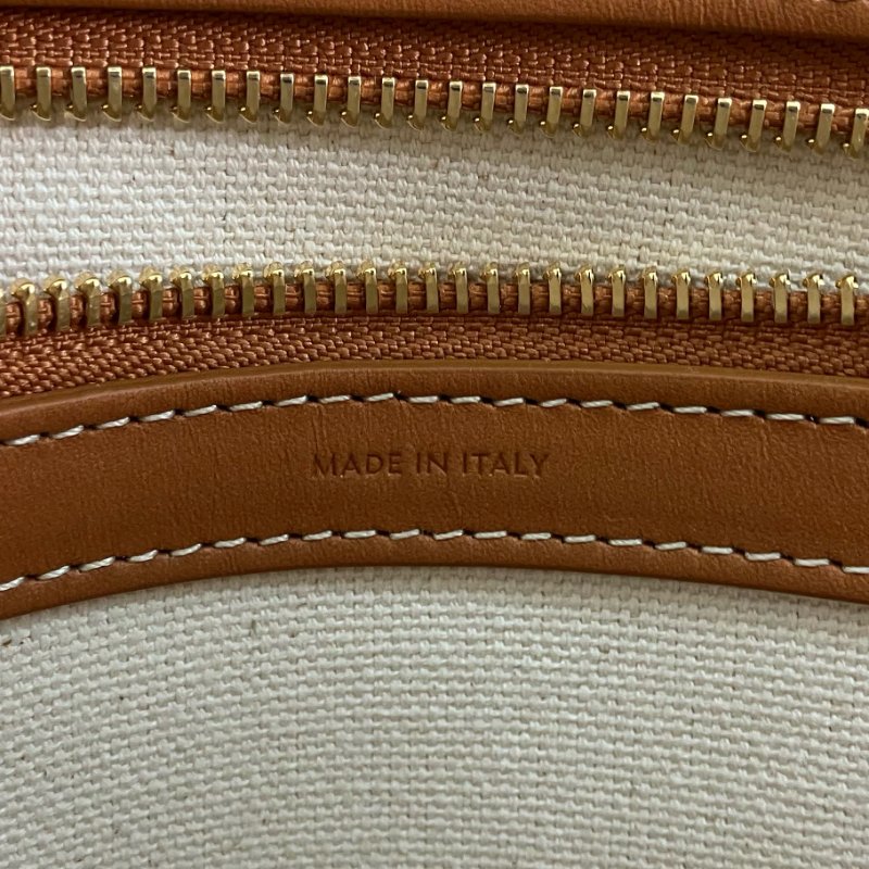 ☆ Celine 思琳 White Canvas New Horizontal Cabas Tote Bag 白色帆布肩揹袋 - 257019917-14