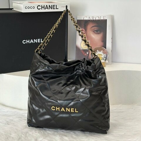 CHANEL 22 Bag - 中號黑金
