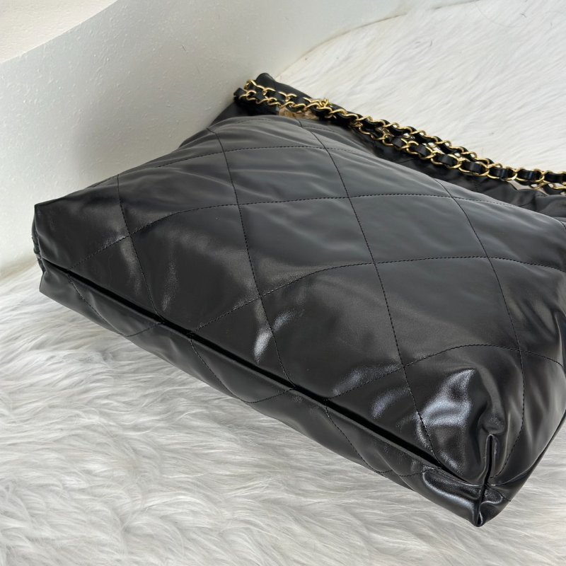 CHANEL 22 Bag - 中號黑金-6