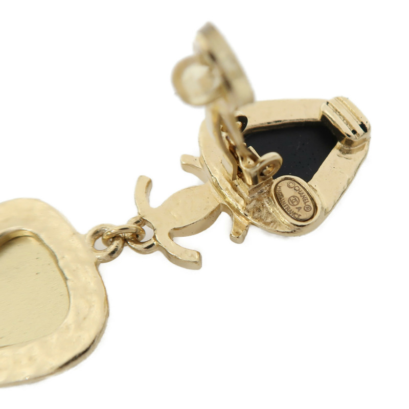 金色 金屬 鍍金 耳環【CHANEL 香奈兒】-7