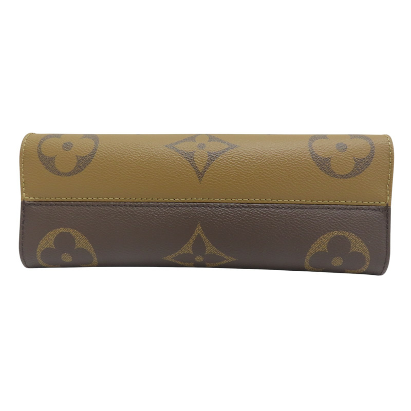 雙棕色 原花 帆布 OnTheGo East West Chain 两用包【LOUIS VUITTON LV 路易威登】 M14236-3