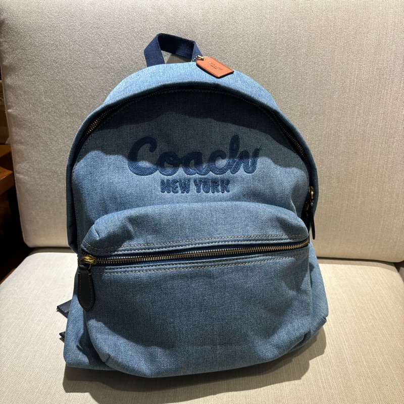 🇺🇸🍀Coach丹寧Cargo雙肩包-5