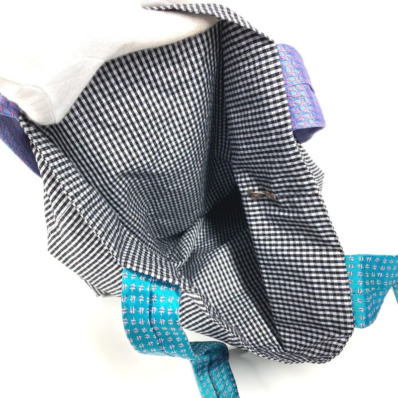 愛馬仕 petit h 領帶手提包,肩帶棉絲混紡,多色,男女皆宜。-11