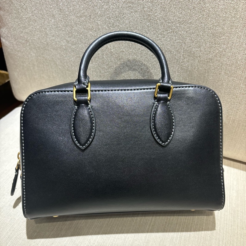 COACH 黑色手提 斜背包 盒子包-1