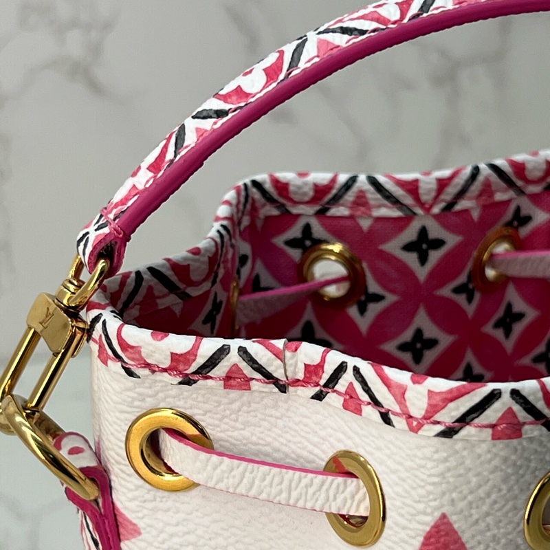 💗香緹國際精品💗 LV 芭比粉水墨 nano noe 極新-7