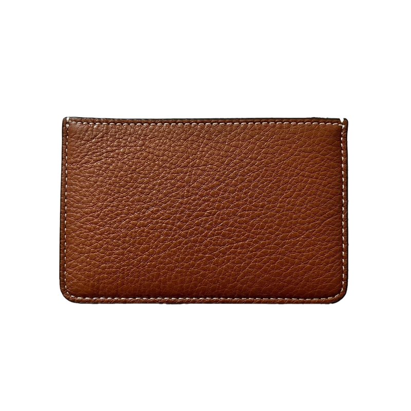 【TORY BURCH】拼接皮革卡片零錢包-藍色撞色-2