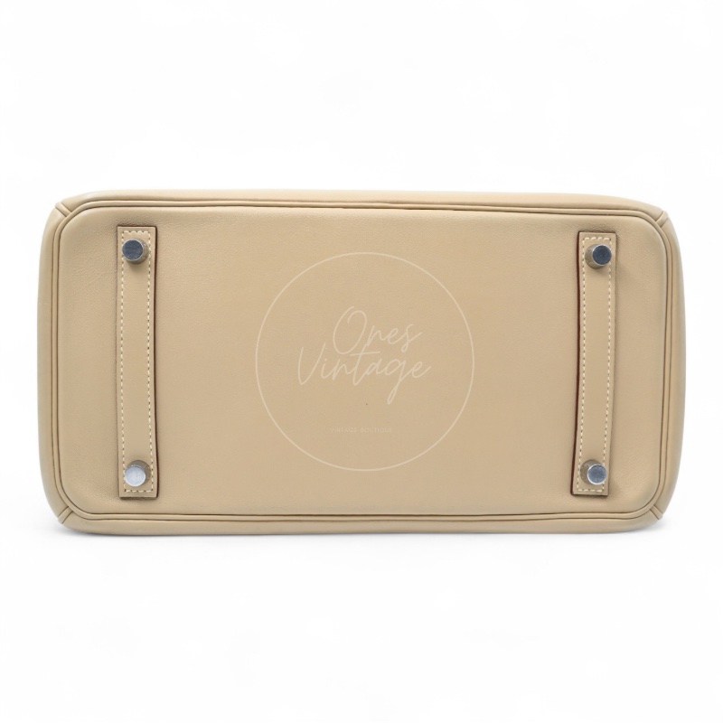 [Pre-owned] Hermes Birkin 30 Swift Stamp Square M Beige-5