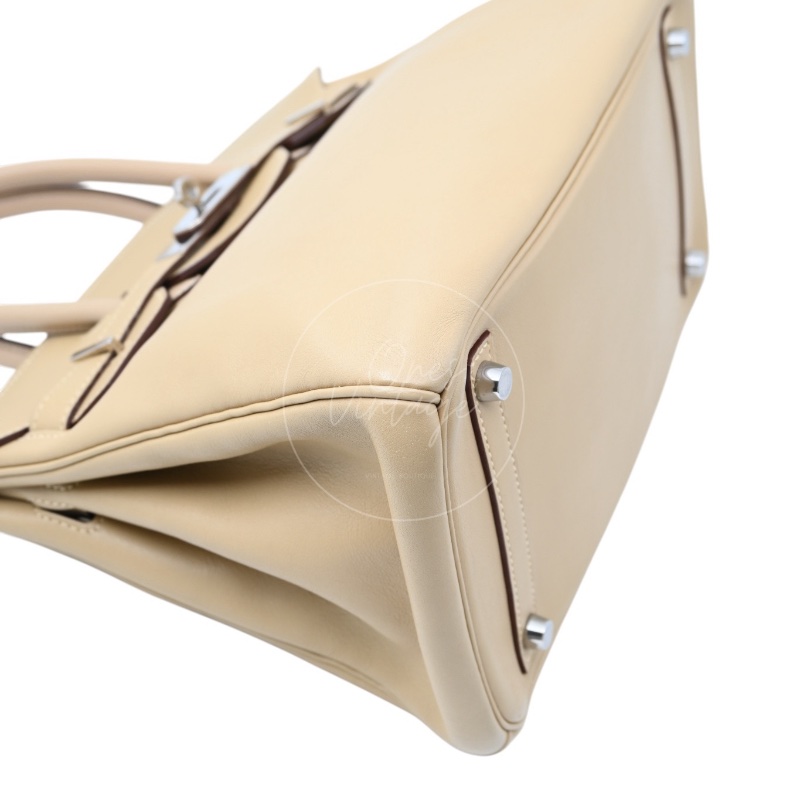 [Pre-owned] Hermes Birkin 30 Swift Stamp Square M Beige-12