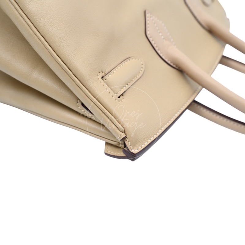 [Pre-owned] Hermes Birkin 30 Swift Stamp Square M Beige-14