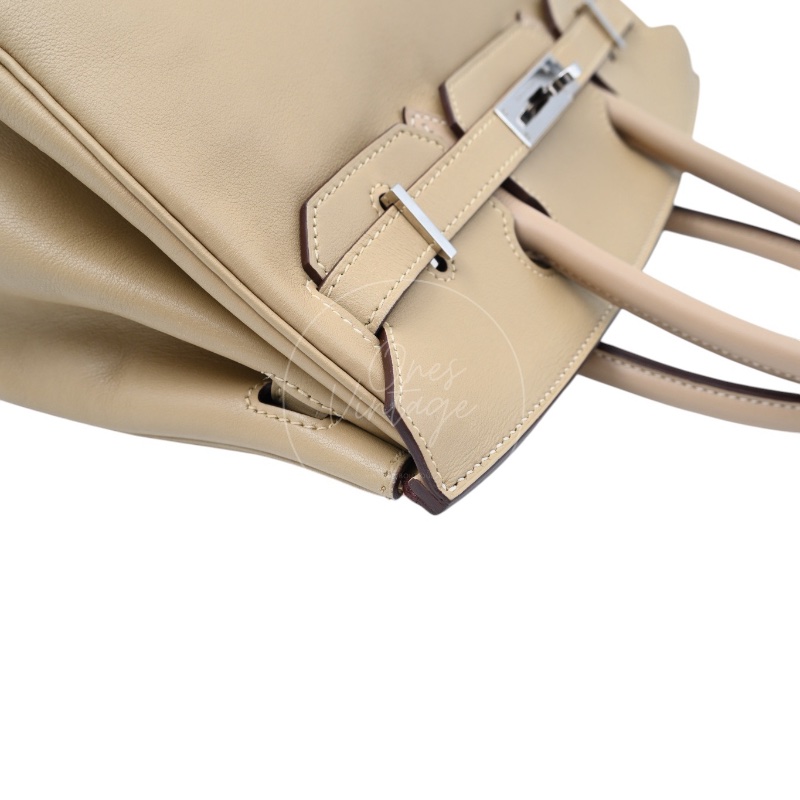 [Pre-owned] Hermes Birkin 30 Swift Stamp Square M Beige-15