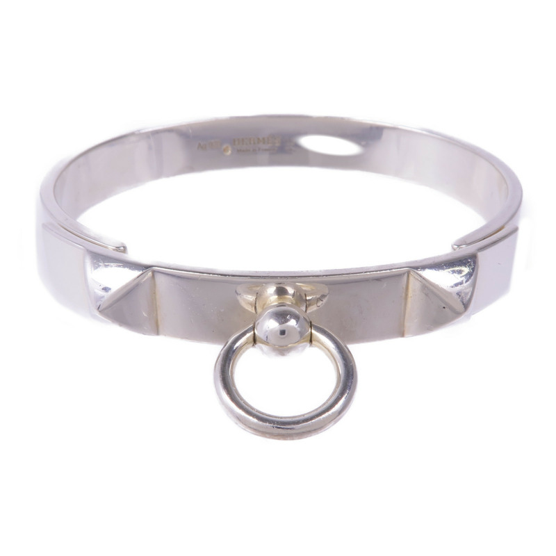 HERMES 925純銀Collier De Chien手鐲-0
