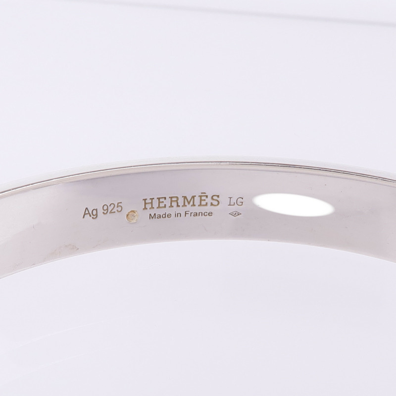 HERMES 925純銀Collier De Chien手鐲-4