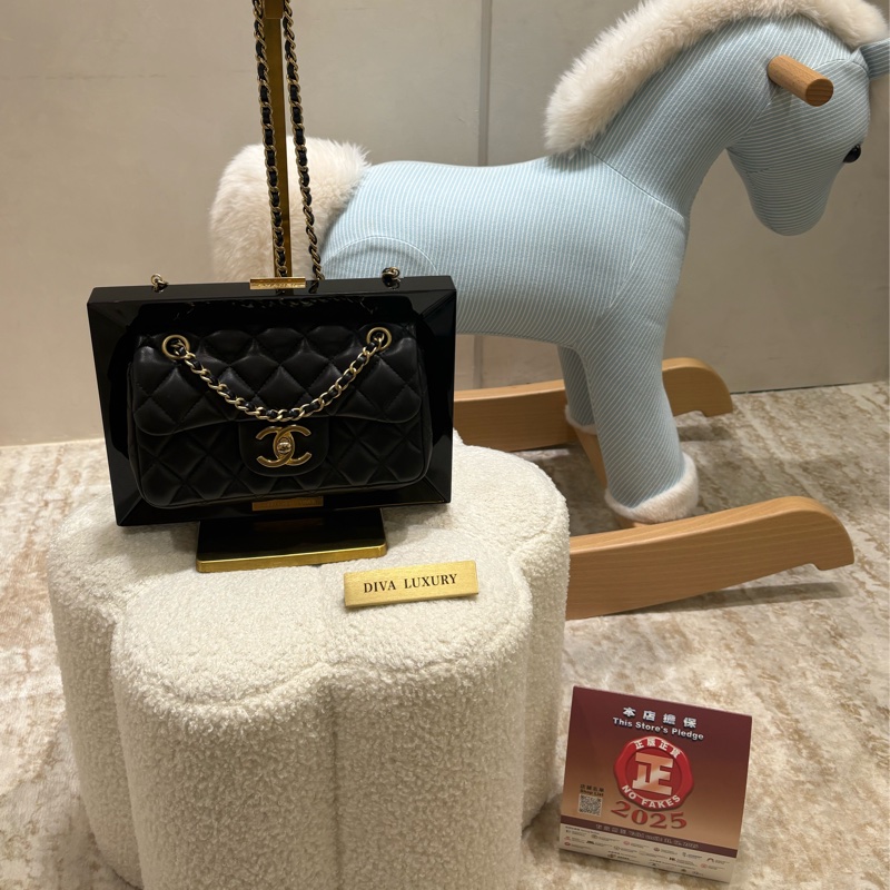 Chanel秀款  Vintage CC bag  斜背包❤️🔥-0