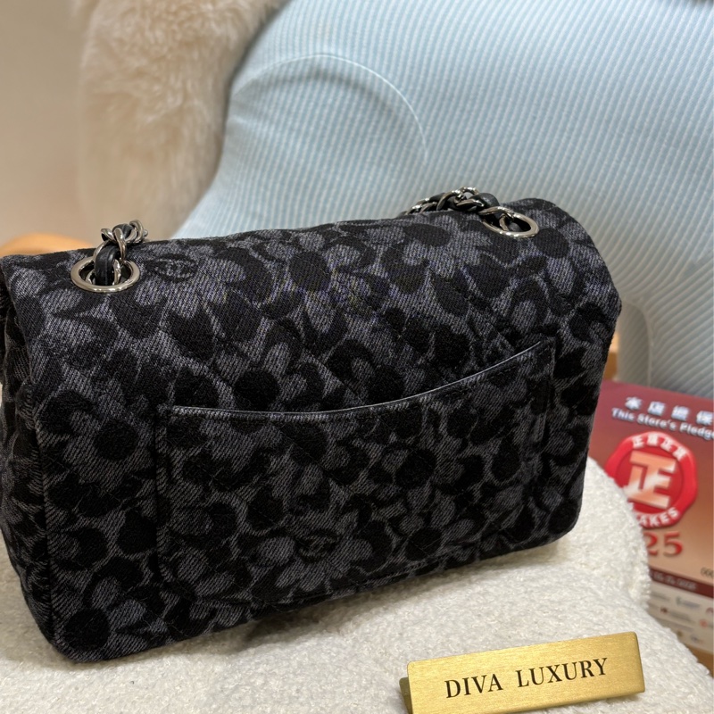 Chanel Classic Flap Bag 牛仔布印花print 全新❤️🔥-3