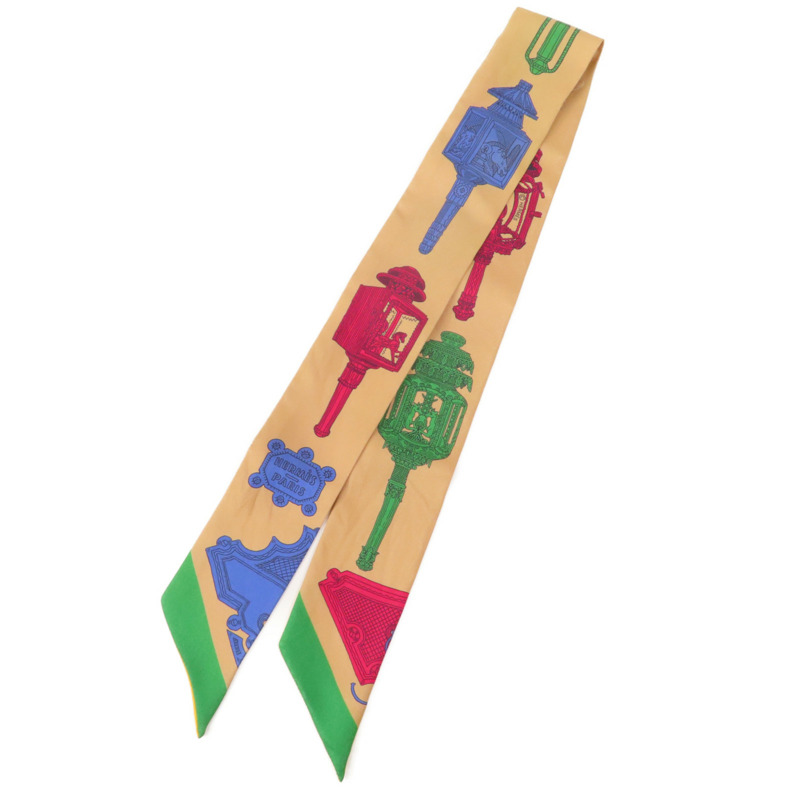 HERMES 絲質Twilly絲巾-0