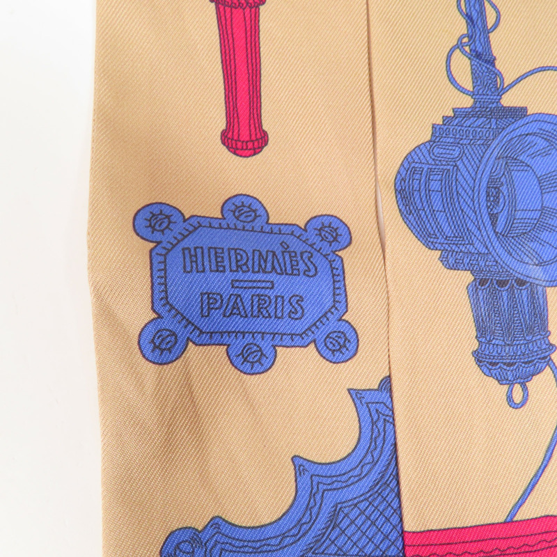 HERMES 絲質Twilly絲巾-3