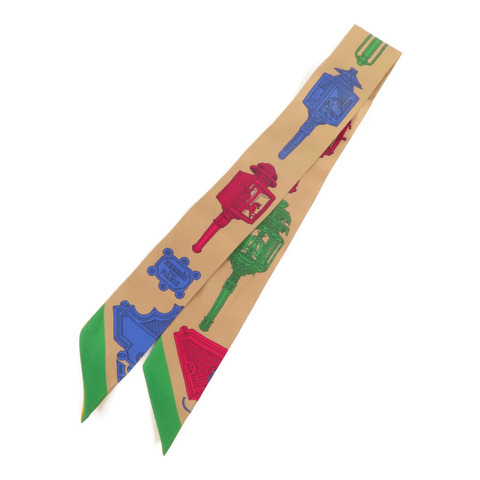 HERMES 絲質Twilly絲巾