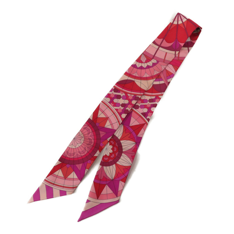 HERMES 絲質Twilly絲巾-1