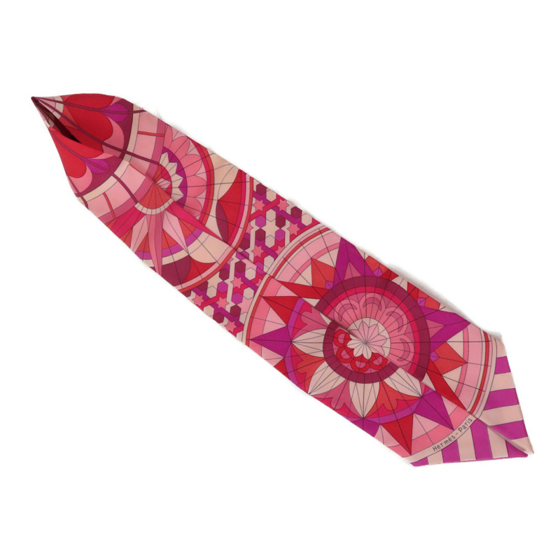 HERMES 絲質Twilly絲巾-2