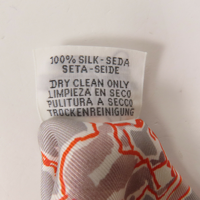 HERMES 絲質Twilly絲巾-8