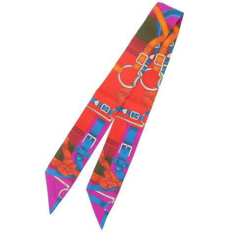 HERMES 絲質Twilly絲巾