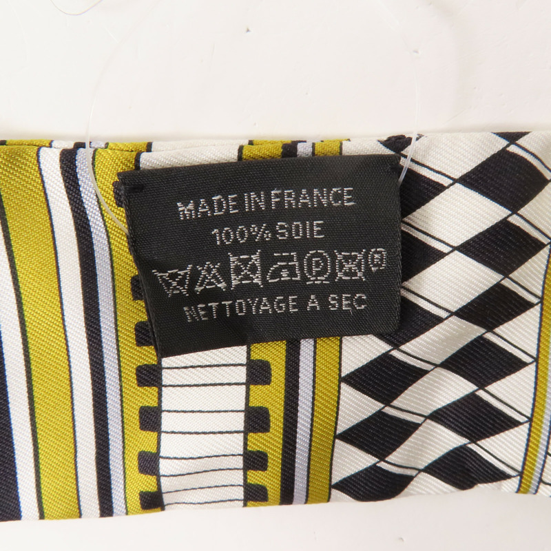 HERMES 絲質Twilly絲巾-7