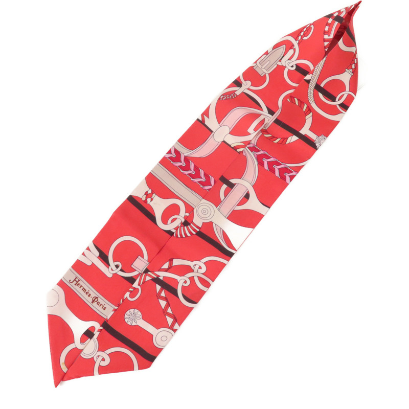 HERMES 絲質Twilly絲巾-2
