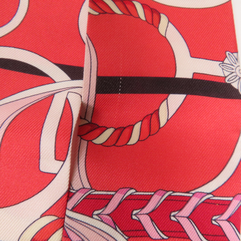 HERMES 絲質Twilly絲巾-4