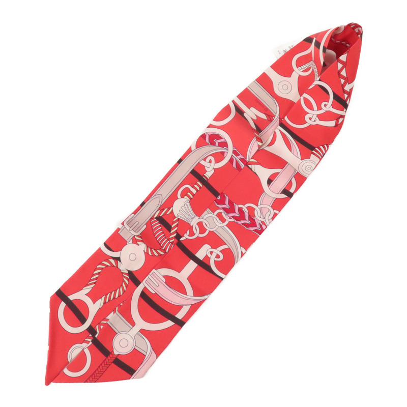 HERMES 絲質Twilly絲巾-5