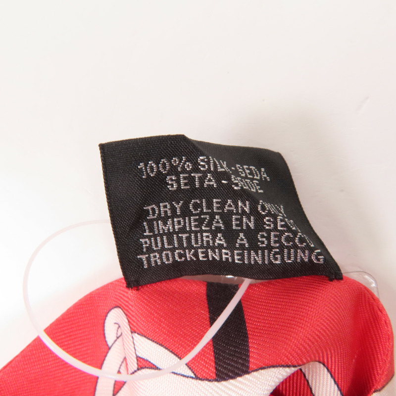 HERMES 絲質Twilly絲巾-9