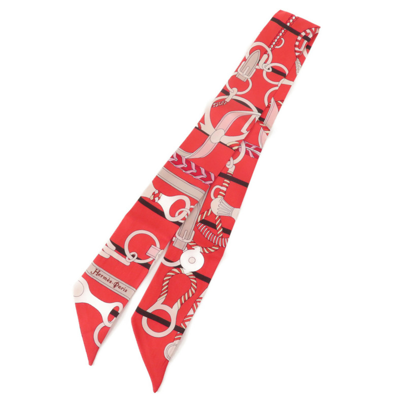 HERMES 絲質Twilly絲巾-0