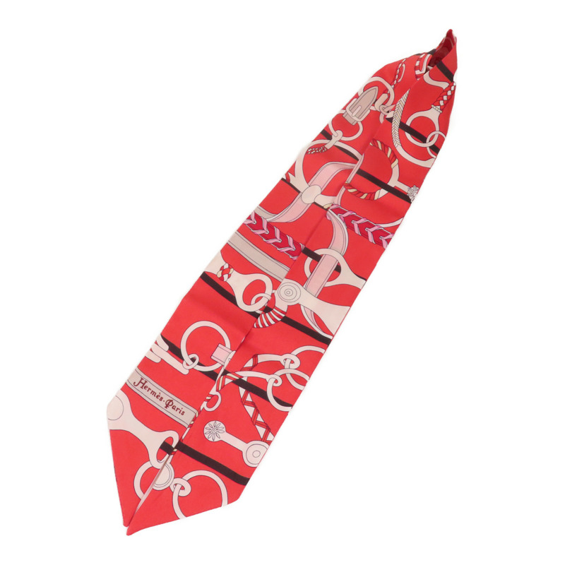 HERMES 絲質Twilly絲巾-2