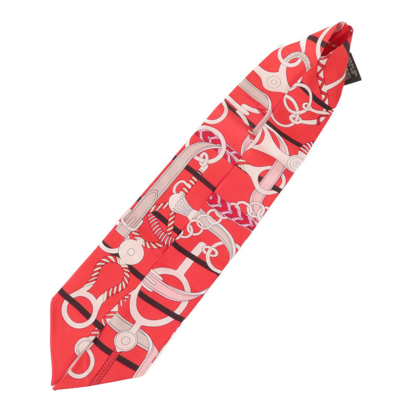 HERMES 絲質Twilly絲巾-4