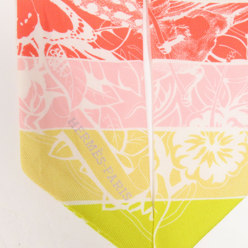 HERMES 絲質Twilly絲巾-3