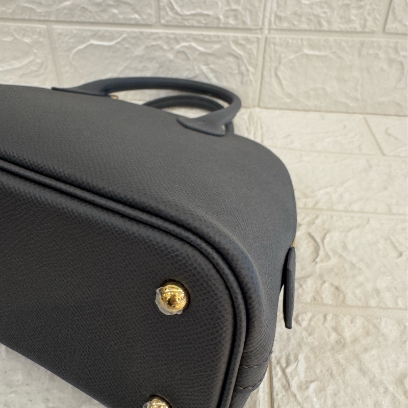 Hermes85石板灰金釦bolide25-6