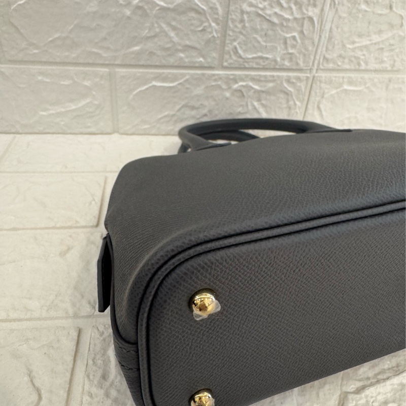 Hermes85石板灰金釦bolide25-8