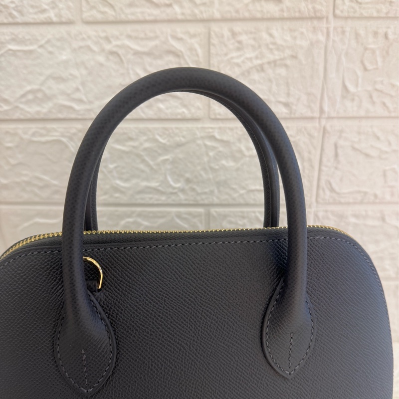 Hermes85石板灰金釦bolide25-13