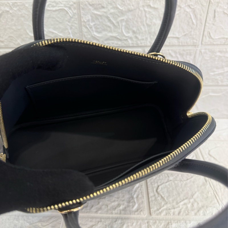 Hermes85石板灰金釦bolide25-15